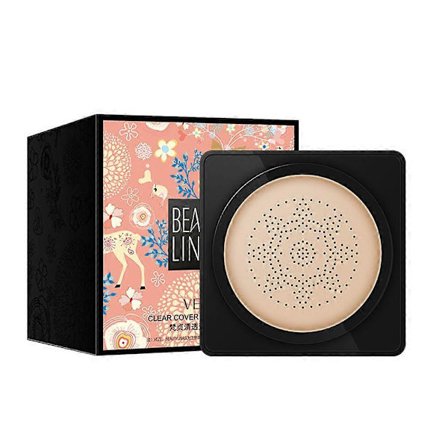 CC Cream Magic Foundation Svamphuvud Luftkudde Vattentät Ljusare Foundation Cream Kvinnor Bas Makeup