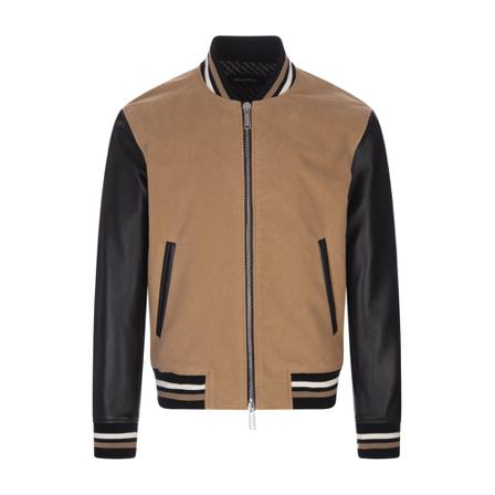 Dsquared2 - Bomberjackor - Brun - Herr - Storlek: M, Herr, Storlek: M