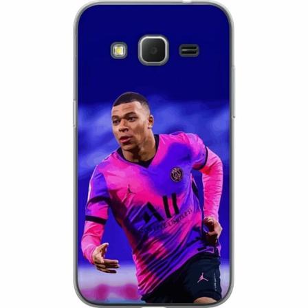 Samsung Galaxy Core Prime Genomskinligt Skal Kylian Mbappé