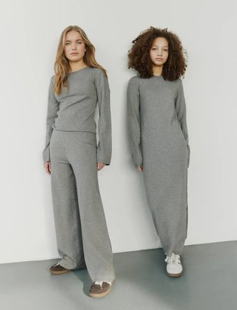 Sofie Schnoor Young Vivosy Knit - Grey - 164