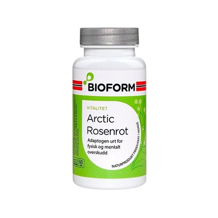 Bioform Arctic Rosenrod 60 kaps., Helse & Madvarer, Ingredienser, Urter