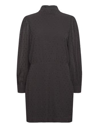 Dresses Light Woven Knælang Kjole Black Esprit Casual