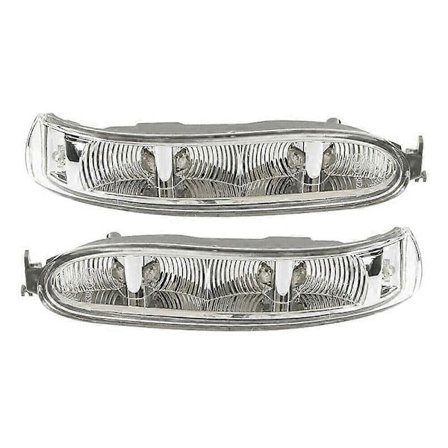 Bil LED Vänster + Höger Par Blinkers Sidospegellampa för W209 CLK 2002-2009 (FMY)