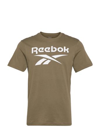 Ri Big Logo Tee Green Reebok Performance
