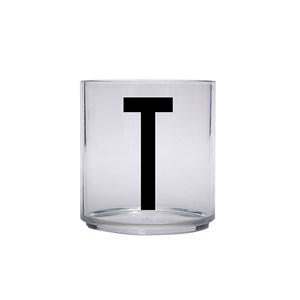 Design Letters Kids Personal Drinking glass T One Size - Tableware - One size - Black