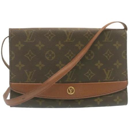 Louis Vuitton Vintage, Pre-owned Canvas louis-vuitton-bags Bruin, Dames, Maat:ONE Size