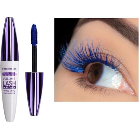 4d Silk Fiber Vanntett Mascara Lang Tykk Vippe Mascara Fargerik Mascara Fortykning Forlengelse For Sminke