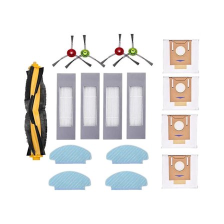 Kompatibel med Deebot N10 Plus Robotdammsugare Huvudsidoborste Hepa Filter Mopp Duk dammpåse Byt