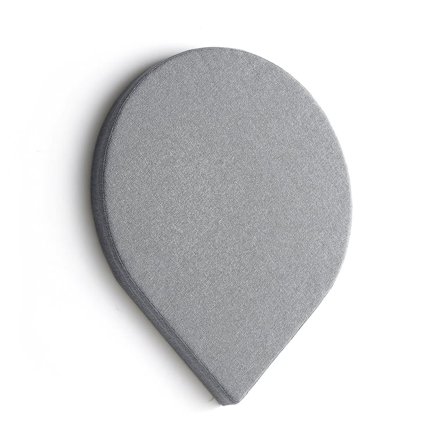 Panel akustyczny POLY, kropla, 965x800x56 mm, ścienny, jasnoszary