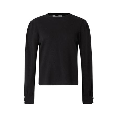 Busnel, Round-neck Knitwear Czarny, Kobieta, Rozmiar: XL