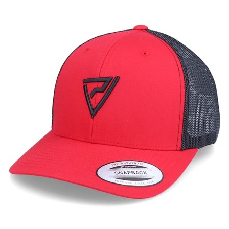Padelville - Rød trucker Caps - Logo 3D Classic 2-Tone Red/Black Trucker @ Hatstore
