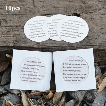 10 kpl Pyöreä Nylon Tarra Kangas Patches Takin korjausteippi 10pcs