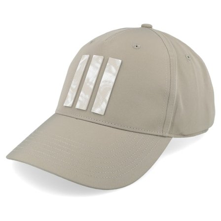 Adidas - Beige adjustable Czapka Z Daszkiem - Tour 3 Stripes Prt Putty Beige A-Frame Adjustable @ Hatstore