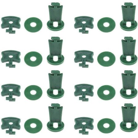 Drivhus Twist Clips, Drivhus Support Clip, til Solskærmsnet Isolering Skygge Vinter Sommer