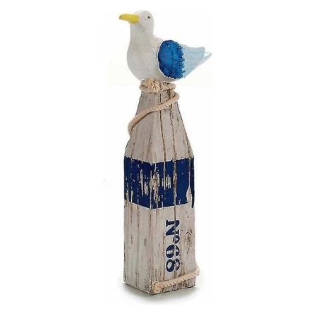 Dekorativ träfigur (7 X 38 X 21 cm)