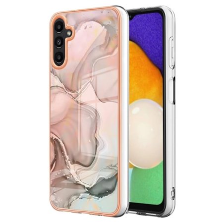 Marble Samsung Galaxy A34 5G Suojakotelo - Pinkki