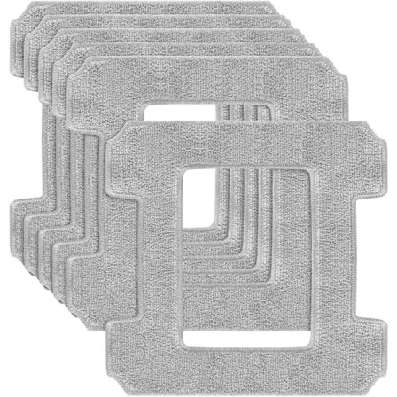 Ecovacs Winbot W1 Pro/W1/W2 Omni/W2 Mopp Påfyllingssett - 6 Mikrofiberputer for Vindusvaskeroboter