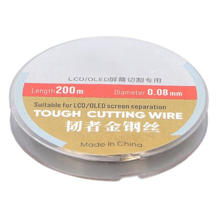 200M Telefon LCD-skjermkuttingslinje Høy hardhet Stål Telefon LCD-skjermsepareringsledning 0,08 mm