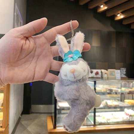 Sød lille dukke, par taske vedhæng, plyslegetøj dukke nøglering, dukke hæng