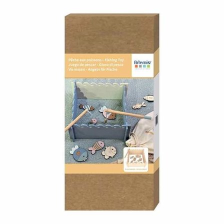 Fiskespel - Trä - 8 fiskar - 2 fiskespön - Från 3 år - Unisex