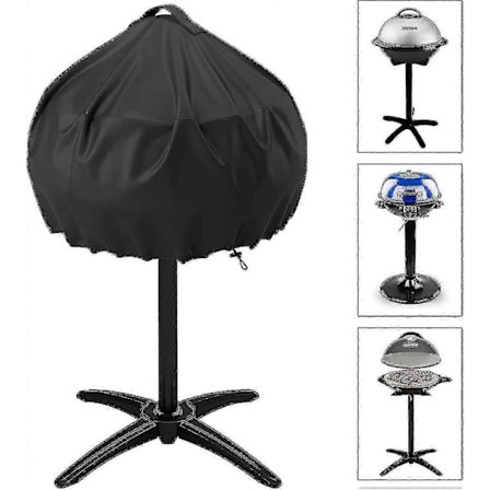 Grill Cover til George Foreman, Twopone Elektrisk Grill Cover Rundt Grill Cover, Indendørs Udendørs Vandtæt, 50x45 cm Tw (FMY)