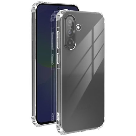 Coque - Samsung Galaxy A36 - Silikoni - Iskunkestävä - Vahvistetut kulmat - Kirkas