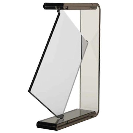 Roterende Bilderammer Familiebilde Ramme for Hjem Moderne Design Akryl Dobbeltsidig Display 20.50X14.40X12.30CM 1 Pakke (FMY)