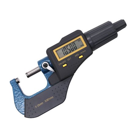 0-25mm/0-1" Digitaalinen Mikrometri - 0,001mm/0,00005 ' ' Kannettava LCD Elektroninen Mikrometri Inkrementaalinen Mittaus ja Tuuma & Metrijärjestelmä