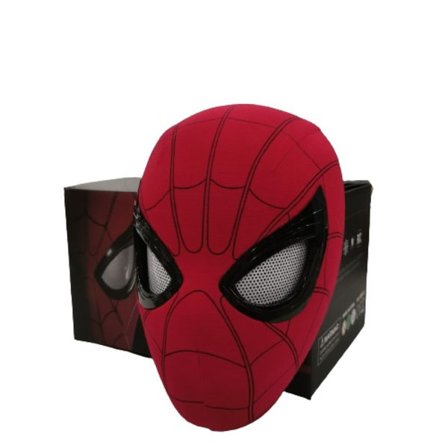 Spiderman Hovedbeklædning Cosplay Moving Eyes Elektronisk Maske Spider Man Fjernbetjening Kontrol Elastik Legetøj