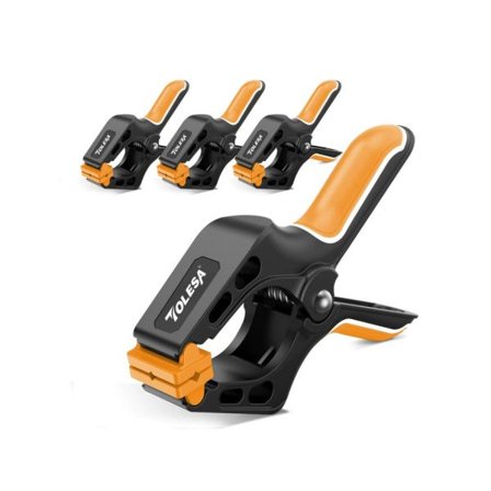 Fjær klemmer for trebearbeiding kraftig kraft 4PCS nylon klemme