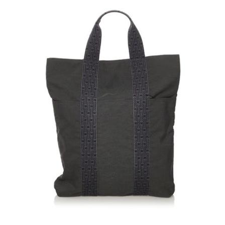 Hermès Vintage, Pre-owned Handbag Grijs, Dames, Maat:ONE Size,Canvas