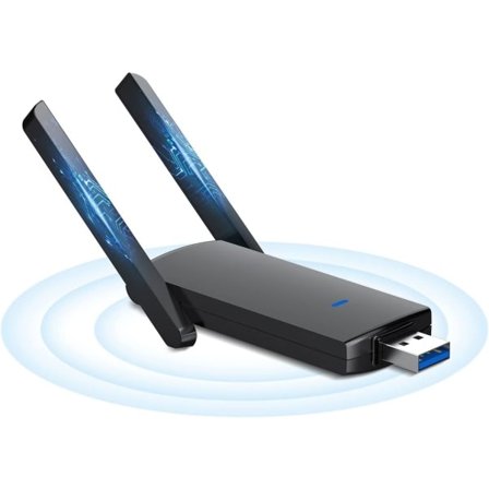 IC NOE AC1300 USB WiFi-stickadapter med høyforsterkningsantenne