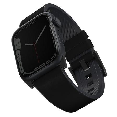 Uniq Straden Apple Watch Läder 42/44/45mm - Svart