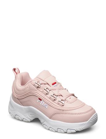 Strada Low Kids Låga Sneakers Rosa FILA