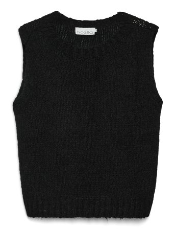 Kala Knit Vest Black Noella