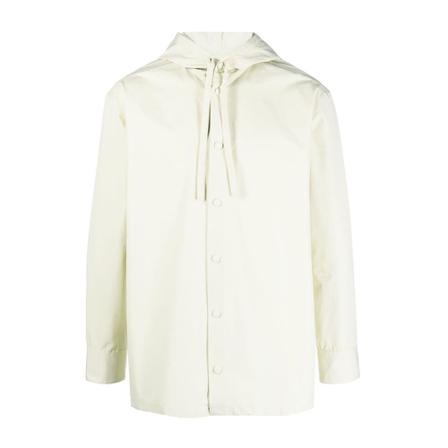 Jil Sander, Light Jackets Wit, Heren, Maat:S,Katoen