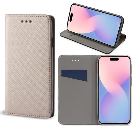 iPhone 17 Pro Max - Smart Magnet Mobilplånbok Guld