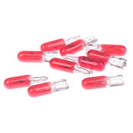 10 stk T5 12v 1.2w bil halogen instrumentlys Instrumentbræt pære