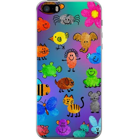 Kompatibelt Mobildeksel til Apple iPhone SE (2016) Little Scribble Friends