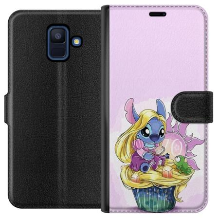Samsung Galaxy A6 (2018) Tegnebogsetui Stitch Prinsesse