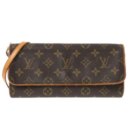 Louis Vuitton Vintage, Pre-owned Polyester louis-vuitton-bags Bruin, unisex, Maat:ONE Size