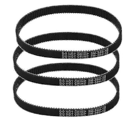 3 stk. 3m-384-12 Drivrem til Elcykel E-cykel Scooter Motorcykel