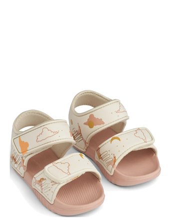 Liewood Blumer Printed Sandals - Cream - 30