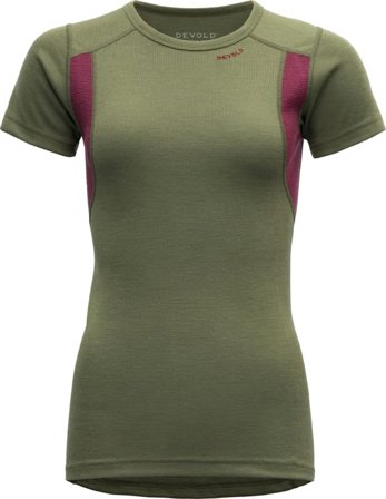 Devold Hiking Woman T-shirt Women short-sleeved sweaters Green M