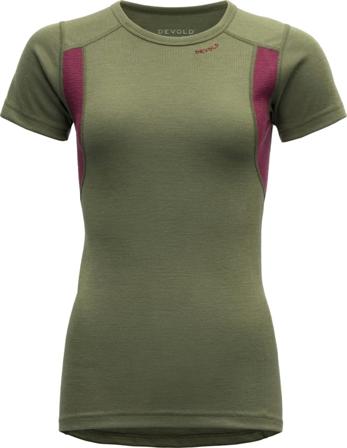Devold Hiking Woman T-shirt Women short-sleeved sweaters Green L