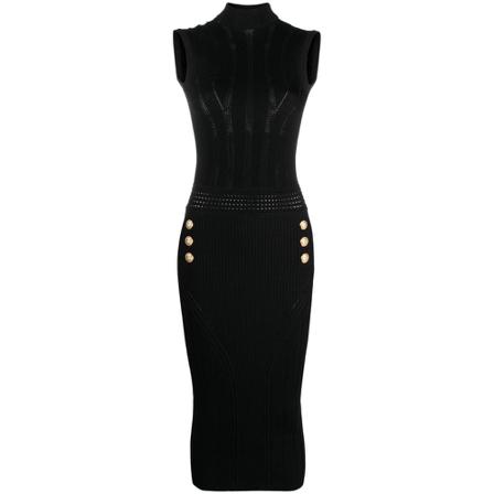 Balmain Kjole Sort, Dame