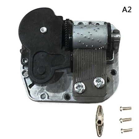 Mekanisk DIY spilledåse sankyo musikalsk bevegelse+skruer+ Blac