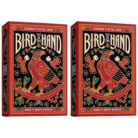 Fugl i hånden Spillkort - 54 stk Kunstkortstokk med unike fugleillustrasjoner, Premium Collector Edition_yux