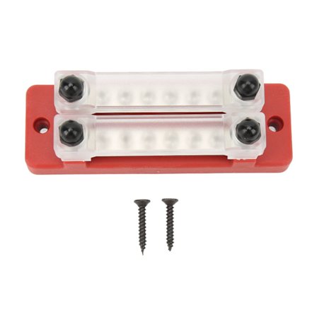 Strømfordelingsblok 12 terminaler 12‐48V 150A marin samleskinne til autocamper pickup campingvogn
