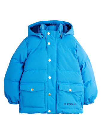 Mini Rodini Solid Heavy Puffer Set Unisex Blå 116/122